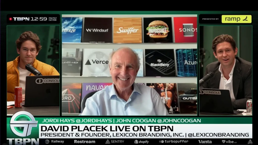 Live on TBPN: Naming Strategy, ChatGPT’s Bad Habits & Rebrand Pitfalls